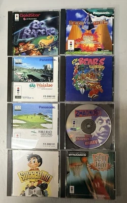 8 Panasonic 3DO Video Games.  7 Are CIB.  2 Are Not CIB.  READ DESCRIPTION - Image 1 of 2