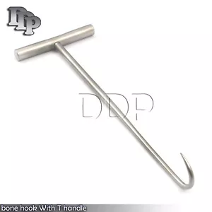 Nice Stainless steel bone hook with T handle Veterinary orthopedics Instruments - Picture 1 of 3