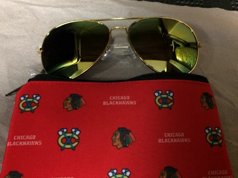Chicago Blackhawks - *-* _ "Aviator Sunglasses" *_* - _SGA *** 2016-17 - NEW!!! Cover
