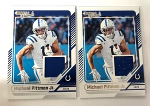 🔥 2024 Donruss Michael Pittman Jr. Threads Patch #DTH-MPJ Colts - 2 Lot - Bild 1 von 6