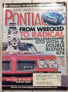 High Performance Pontiac Magazine February 2007 Wrecked to Radical - Imagen 1 de 3
