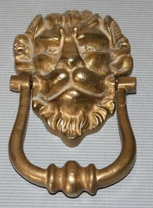 Türklopfer - Löwenkopf - Türbeschlag - Vintage - Messing - Bild 1 von 4