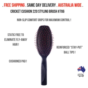 Cricket Cushion 220 Styling Brush #706 (AUS-SELLER / SAME DAY SHIPPING) - Picture 1 of 1
