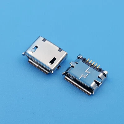 100Pcs Micro USB Type B Female 5Pin Socket SMD SMT Solder Jack PCB Connector - Image 1 of 4