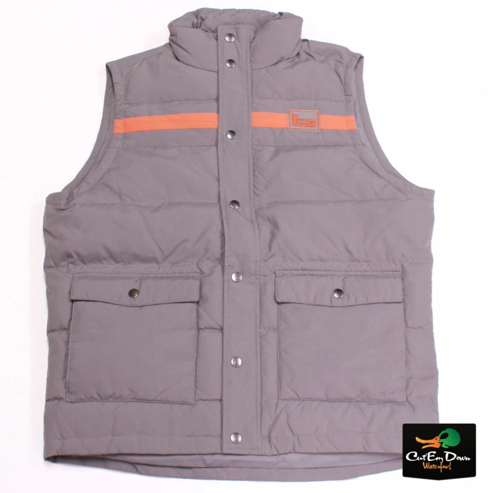 BANDED GEAR VINTAGE DOWN VEST CASUAL WEAR GREY GRAY LARGE - Image 1 of 2