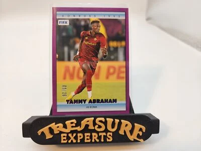2022 Donruss #23 Tammy Abraham 1992 Design Purple 03/25 AS Roma Mint - Image 1 of 2