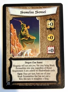 Someisa Sensei L5R Leyenda de los Cinco Anillos CCG Ira del Emperador WoE - Imagen 1 de 1