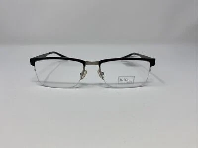 Оправа для очков iotä legre Alex D32 54-17-140 темно-серая/черная половина обода CF56 - Изображение 1 из 4