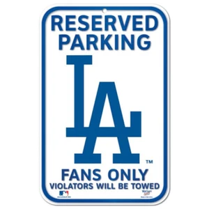 Los Angeles Dodgers 11" x 17" Reserved Parking Plastic Sign - MLB - Picture 1 of 1