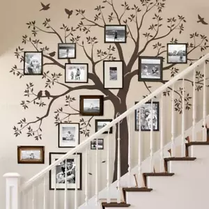 Treppe Stammbaum Wandtattoo - Baum Wandtattoo - Bild 1 von 14