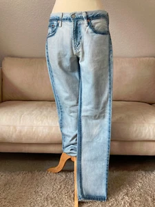 Levi Ostrich Original 511 Slim Men's Jeans Pants W31 L32 Light Blue/White - Picture 1 of 17