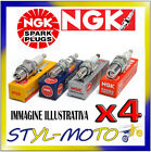 Set 4 Spark Plugs NGK Spark Plug BCPR6ES Fiat Panda 4X4 1.1 40 Kw 156CO46 1999