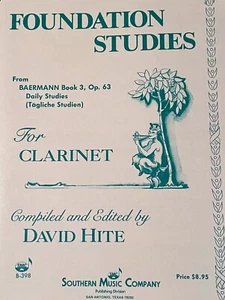 Foundation Studies For Clarinet, From Baermann Book 3, Op. 63 - Picture 1 of 2