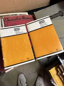 2 CASE 580 580 CK B SHUTTLE TRACTOR LOADER BACKHOE OWNERS OPERATORS MANUALS - Picture 1 of 12