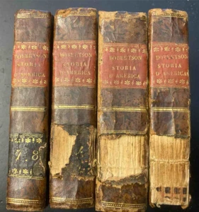Robertson G. Storia di America. Venezia Andreola. 1819. - Imagen 1 de 4