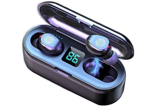 Bluetooth Earbuds for iphone Samsung Android Wireless Earphone IPX7 Waterproof - Picture 1 of 12