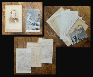 1881-1907 Reuss Eduard collezione di 4 lettere autografate 1 cartolina ecc. - Foto 1 di 1