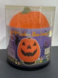 "Lámpara brillante calabaza palomitas de maíz de plástico fundido Jack-O-Lantern de colección 8""" - Imagen 1 de 6