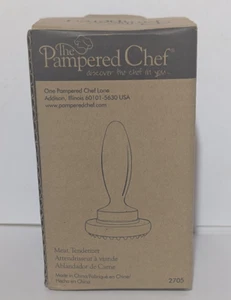 Pampered Chef Fleischklopfer Chrom Wendekopf 2705 NEU Offener Karton - Bild 1 von 2