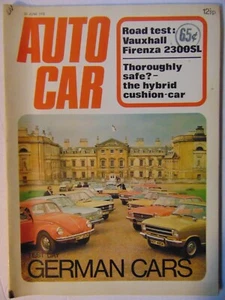 Autocar Magazine June 1972 Test German Cars - Foto 1 di 1