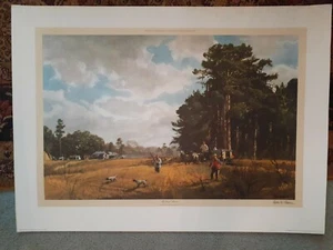 Ogden Pleissner MINT "THE QUAIL HUNTERS" Signed LE of 425 - 23" X 32" 1973 - Picture 1 of 11