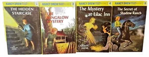 NANCY DREW MYSTERY STORIES by Carolyn Keene Hardcover Books – Volumes 2, 3, 4, 5 - Picture 1 of 7