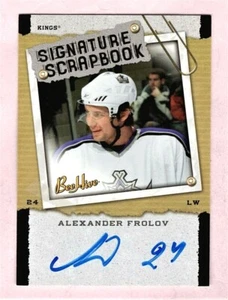 Tarjeta automática Alexander Frolov Los Angeles Kings 2006-07 UD Bee Hive - Imagen 1 de 2