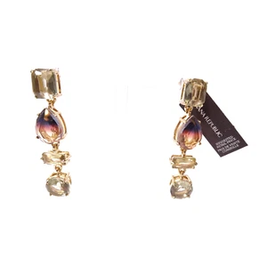 Banana Republic Women's Gemstone Geo Drop Earrings NWT 58 - Picture 1 of 7