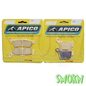 KTM Brake Pads fit SX EXC 125 150 250 300 XC-W 04-25 Apico GOLDfren Front & Rear - Picture 1 of 6