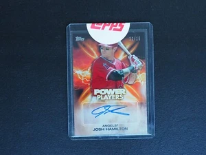 Autógrafo Josh Hamilton Topps Power Players 2014 #12/15 como nuevo - Imagen 1 de 2