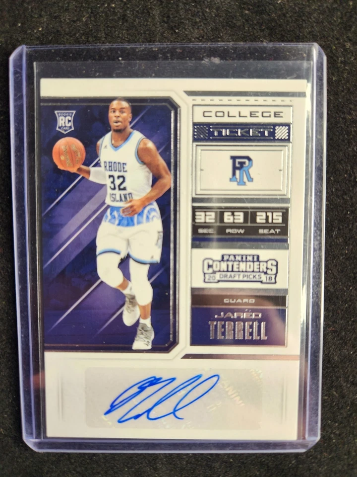 2018 Panini Contenders Draft Picks Jared Terrell RC Autograph #99 - Image 1 of 2