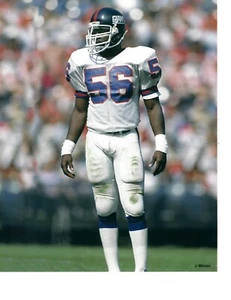 Foto de fútbol americano 8x10 Lawrence Taylor, New York Giants - Imagen 1 de 1