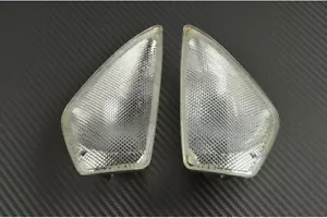 White Clear LED Front Turn Signals indicators Pair DUCATI SBK 749 H5 2005-2006 - Picture 1 of 1