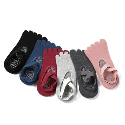 Cotton+PVC Five Toe Socks Anti-friction Yoga Shoes Dance Socks  Indoor Sports