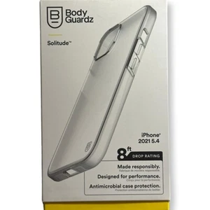 BodyGuardz - Solitude Case for Apple iPhone 13 Mini with Pureguard - Clear - Picture 1 of 10