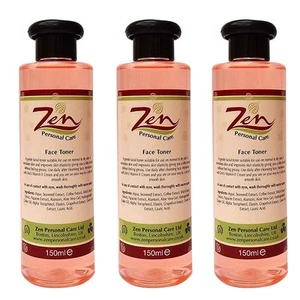 GESICHTSWASSER BIO 150ml 3er Pack Tiefenreinigt Schmutzschichten von der Haut - Bild 1 von 7