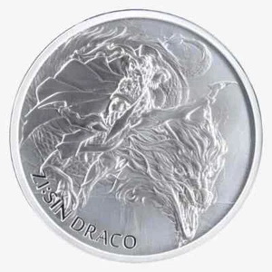 2024 ZI SIN DRACO Silver Medal - Official South Korea | 1 oz Silver - Picture 1 of 2