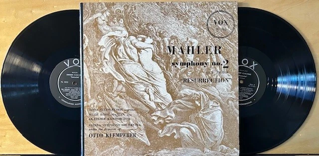 VOX 2X LP MAHLER SYMPHONY NO. 2 Resurrection ILONA STEINGRUBER Otto Klemperer Foto 1 de 1