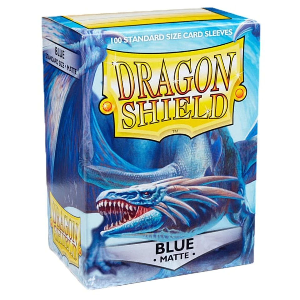 Dragon Shield Blue Matte Standard 100 Card Sleeves