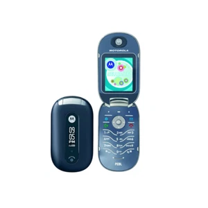 V6 Motorola PEBL U6 2G 850 / 900 / 1800 / 1900 Flip Cellular Phone Original - Picture 1 of 4