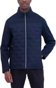 Nautica Men’s Mixed Media Water Resistant Jacket - Picture 1 of 14