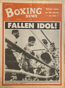 JUNE 1986 BOXING NEWS MAGAZINE BARRY MCGUIGAN AZUMAH NELSON ERNIE RODERICK BRUNO - Picture 1 of 1