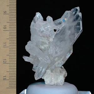Faden Quartz crystal cluster natural tabular mineral specimen Quartz Âme 107ct - Bild 1 von 7