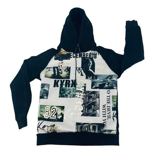 Koyo Jeans 82 Graphic Hoodie Mens M Black White “To The Devil” Streetwear - Picture 1 of 7