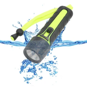 LED Scuba Diving Flashlight Bright Torch Light Underwater Dive Lamp Waterproof - Picture 1 of 11