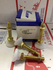 Lote de 15 cajas nuevas, almohadillas de nivelación tipo tachón VLIER NP304S 3/8-16 de alta resistencia - Imagen 1 de 4