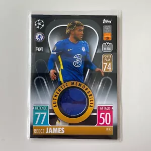 Reece James Topps Match Attax 2021/22 Authentic Memorabilia card JR-RJ - Picture 1 of 2