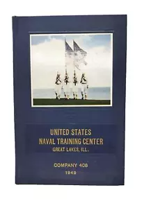 United States Naval Training Center, Great Lakes, Ill. 1948 Company 408 Buch - Bild 1 von 4