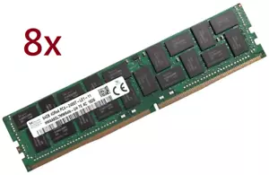 RAM server Hynix 8x 64 GB 512 GB DDR4 2400 MHz ECC LRDIMM HMAA8GL7MMR4N-UH - Foto 1 di 1