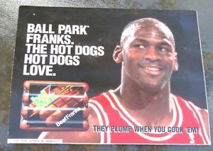 1993 ACTMEDIA Michael Jordan Ball Park Hot Dogs In Store Advertisement #23 Look - Picture 1 of 1